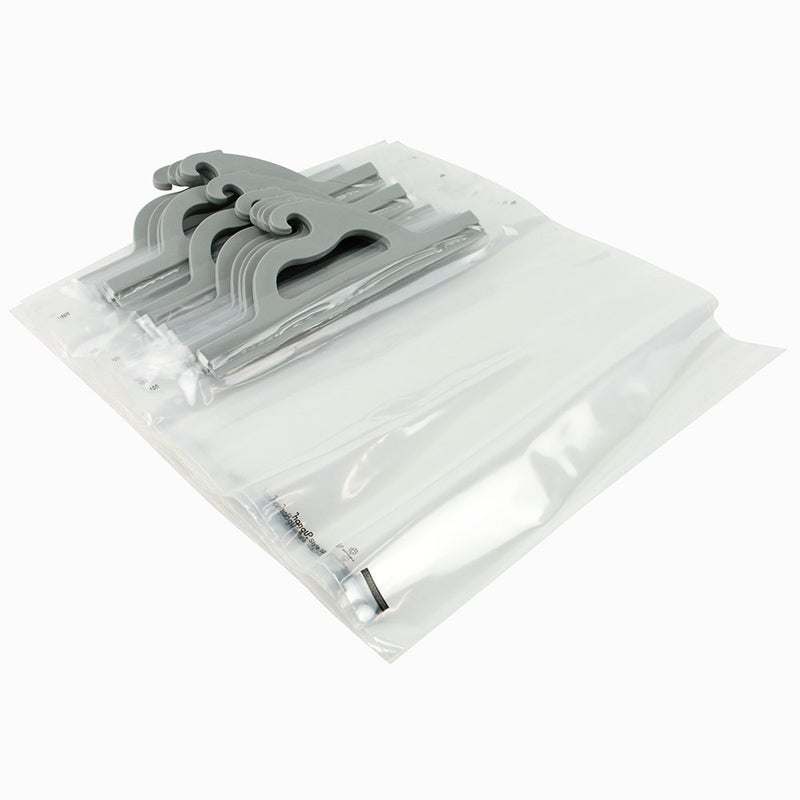 أكياس تخزين معلقة فاخرة من موناكو، عبوة من 10 أكياس بلاستيكية شفافة من البولي إيثيلين مقاس 14 × 12.5 بوصة للاستخدام في الفصول الدراسية والمكتبات والصيدليات